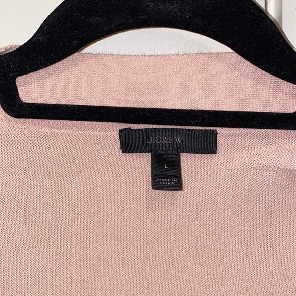 J.CREW PINK CARDIGAN:SIZE L - Picture 2 of 2